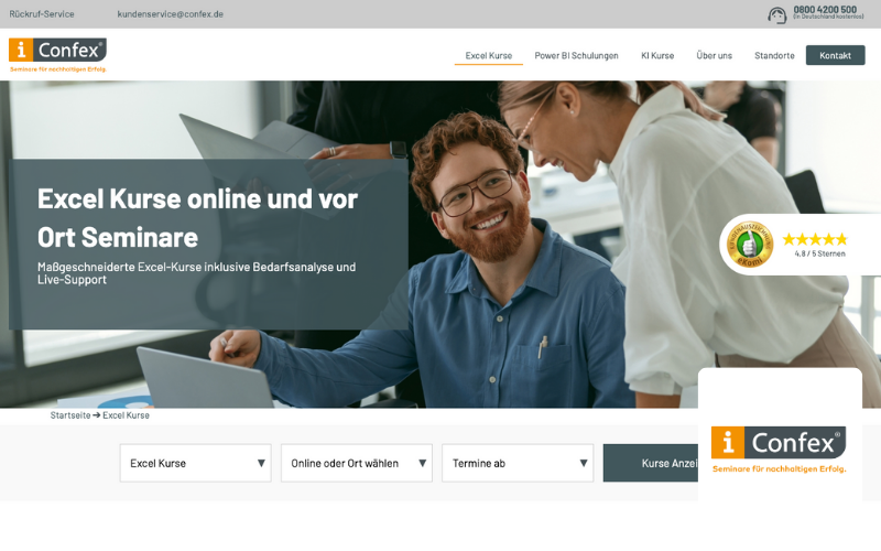 Webdesigner Mannheim Referenz Bildungsinstitut